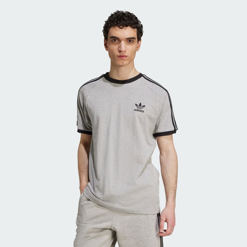 Tričko adidas Performance Adicolor Classics 3-Stripes Tee Šedá | JY1369
