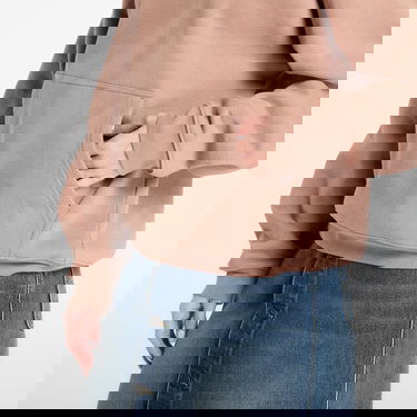 Mikina Dime Cursive Small Logo Hoodie Béžová | DIMEHO2545SEP, 5