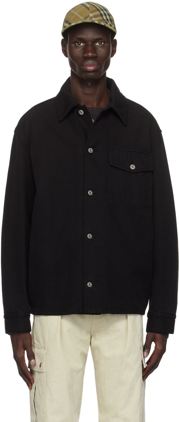 Bunda Burberry Burberry EKD Cotton Jacket Čierna | 8095496, 0