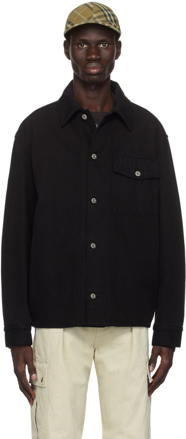 Bunda Burberry Burberry EKD Cotton Jacket Čierna | 8095496, 0
