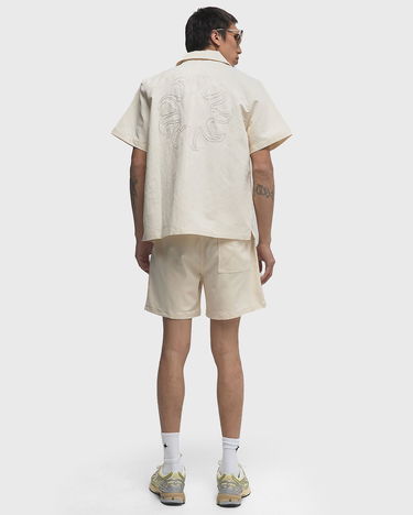Košeľa ØLÅF Linen Resort Shirt Béžová | M210304-OFFWHITE, 2