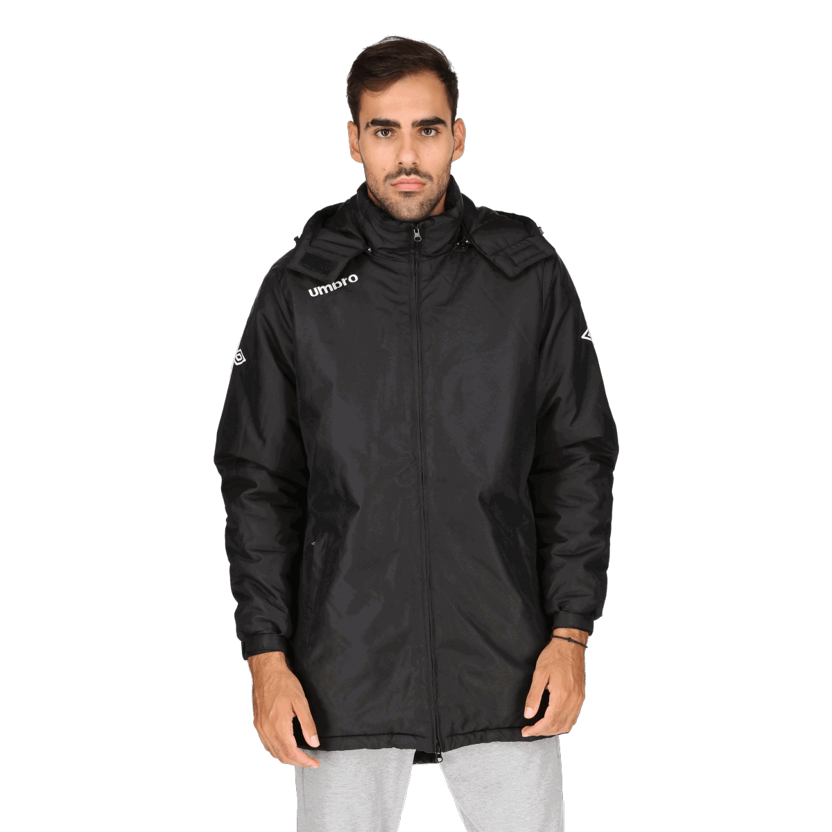 Bunda Umbro Everton Hooded Jacket Čierna | UMS143133-01, 0