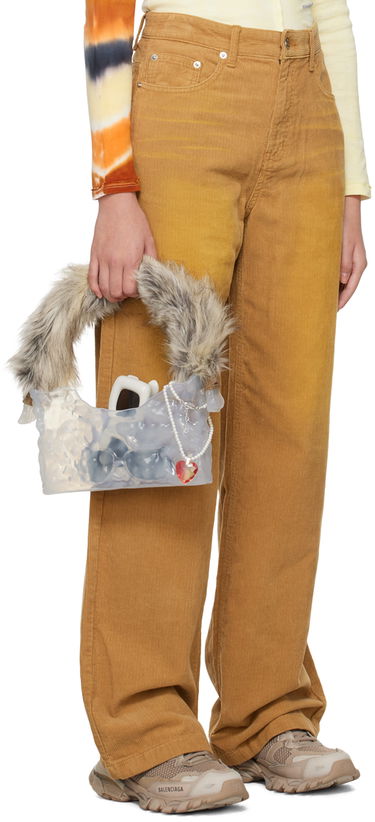 Džínsy We11done Washed Corduroy Trousers Béžová | WD-DP3-22-392-W-CM, 1