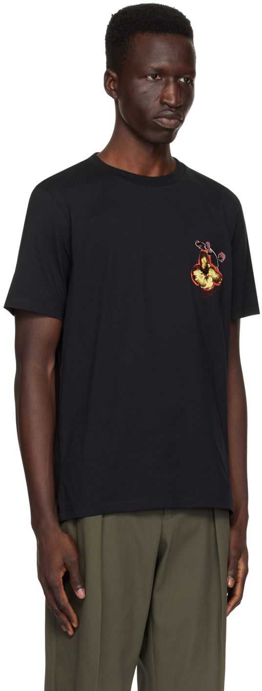 Tričko Paul Smith Paul Smith Orchid Graphic T-Shirt Čierna | M1R-697P-MP4286-79, 1