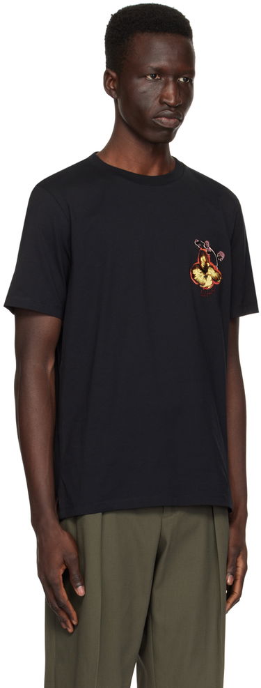 Tričko Paul Smith Paul Smith Orchid Graphic T-Shirt Čierna | M1R-697P-MP4286-79, 1