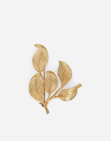 Spona Dolce & Gabbana Dolce & Gabbana Gold-Tone Leaves Brooch Metalická | WPQ7S1W1111ZOO00, 0
