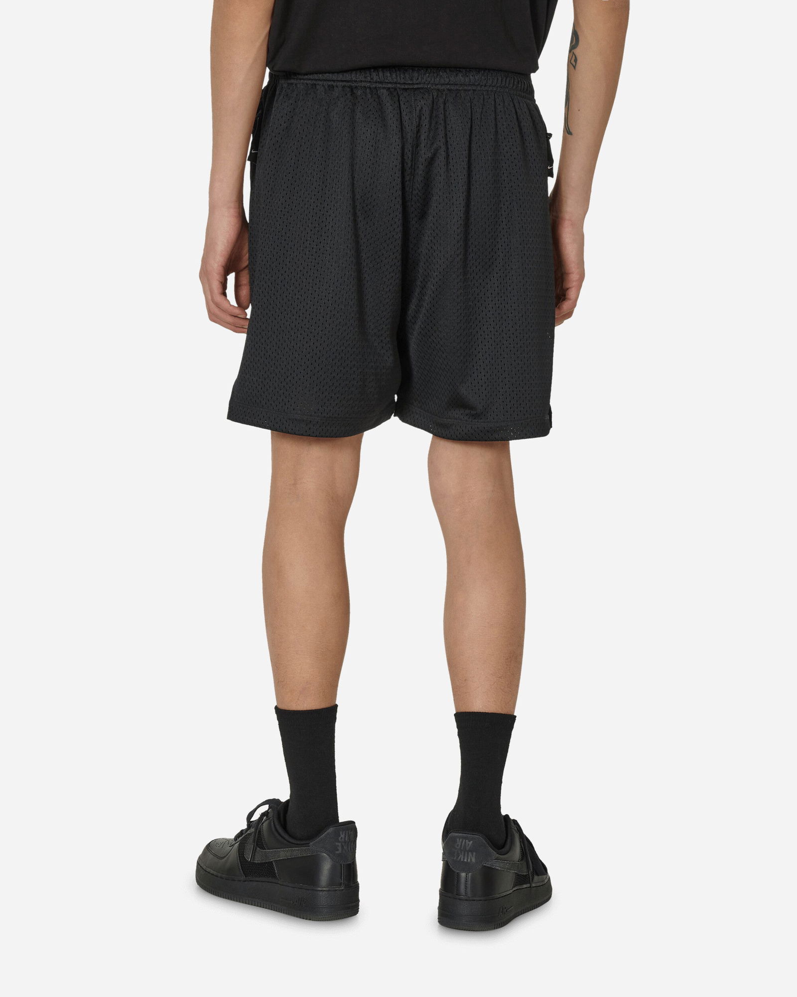 Solo Swoosh Mesh Shorts Black