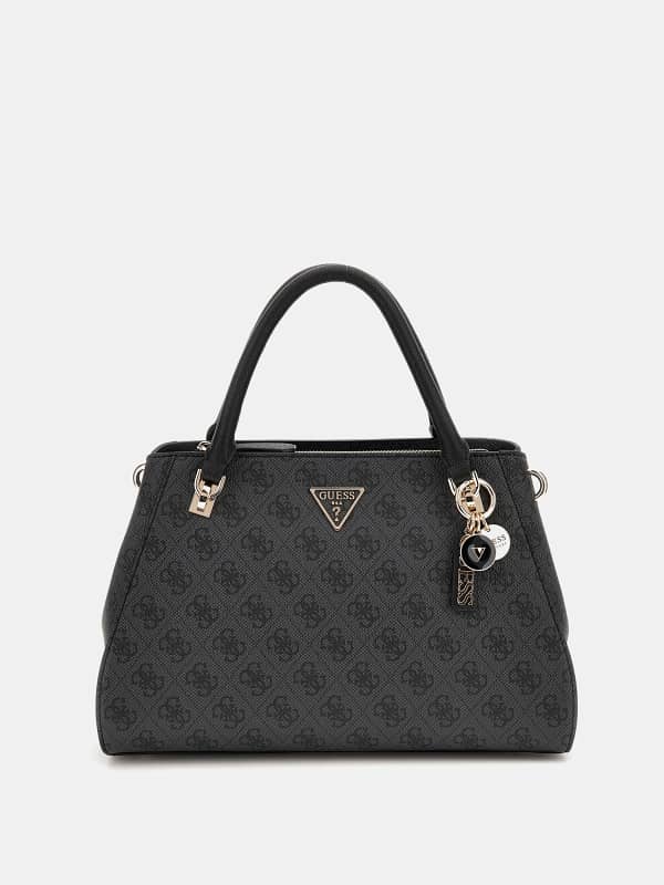 Kabelka GUESS 4G Logo Satchel Čierna | HWBG7879070, 0