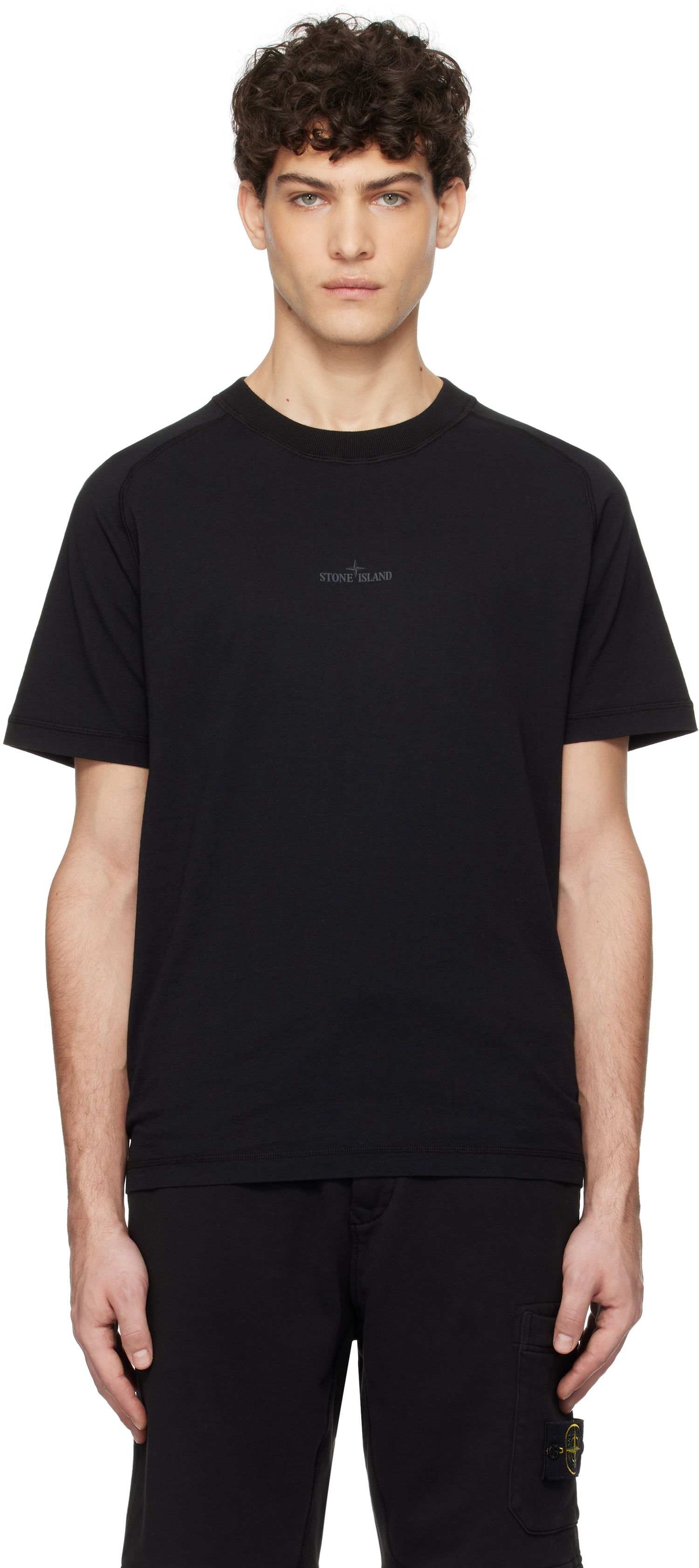 Tričko Stone Island Stone Island Organic Cotton Jersey T-Shirt Čierna | K1S15 2100020 S0080, 0