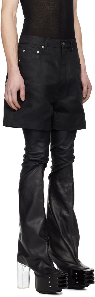 Šortky Rick Owens Rick Owens Hollywood Geth Cutoff Shorts Čierna | RU01E5373 TWL, 1