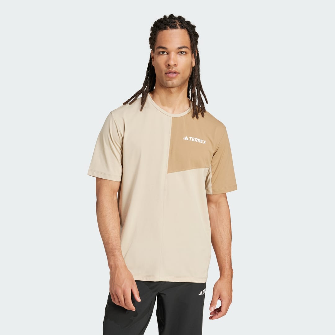Tričko adidas Performance Terrex Multi Climacool T-Shirt Béžová | JD2105, 0