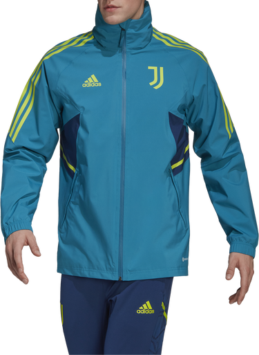 Vetrovka adidas Originals Jacket JUVE RAIN Modrá | ha2615, 0