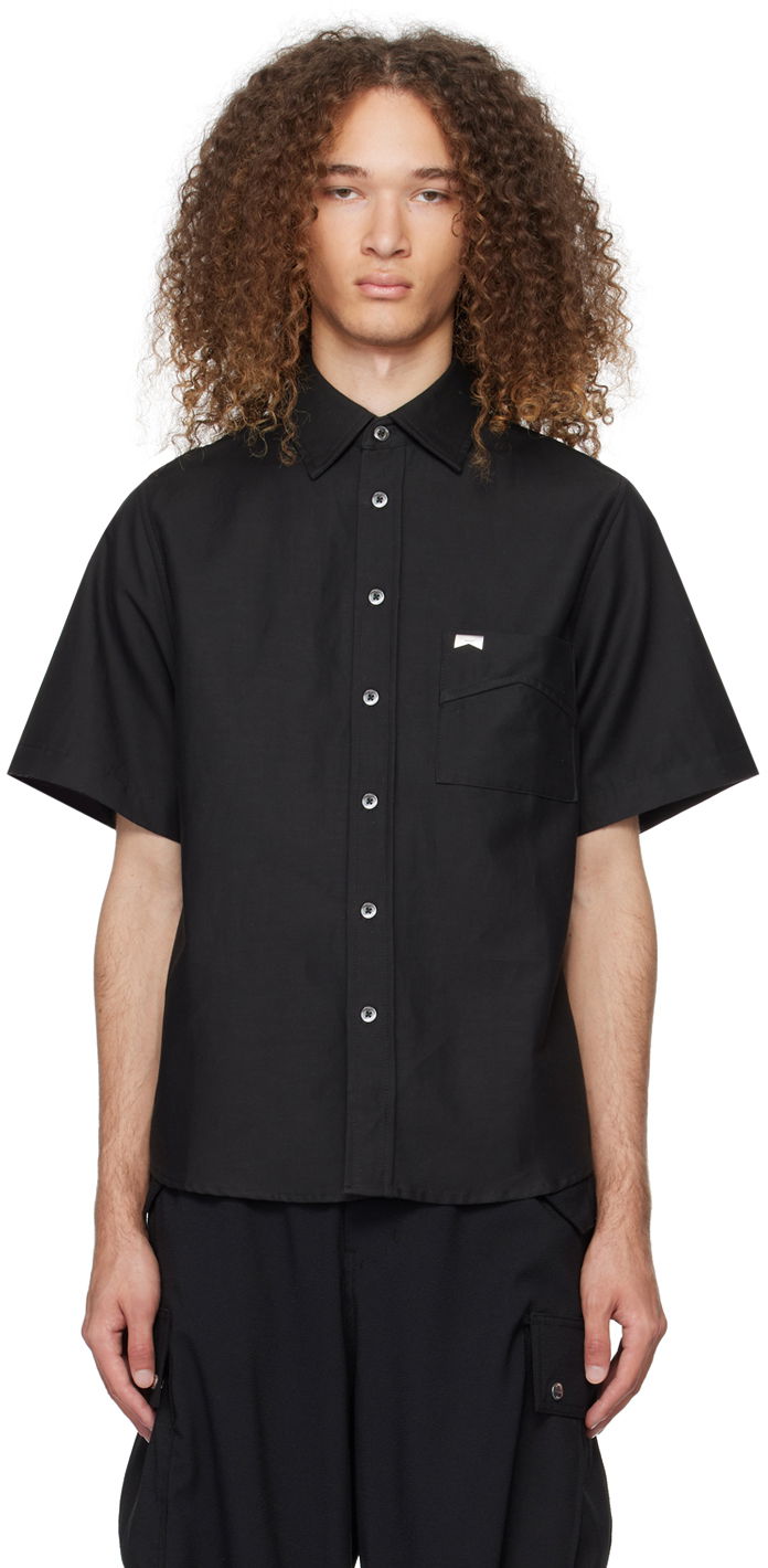 Košeľa Rhude Patch Pocket Shirt Čierna | RHPS24SR05617372