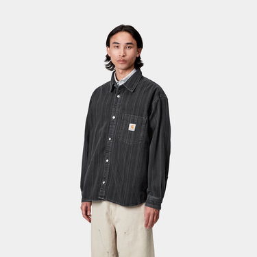 Košeľa Carhartt WIP Carhartt WIP Rylan Stripe Shirt Jacket Čierna | I035567_4, 2