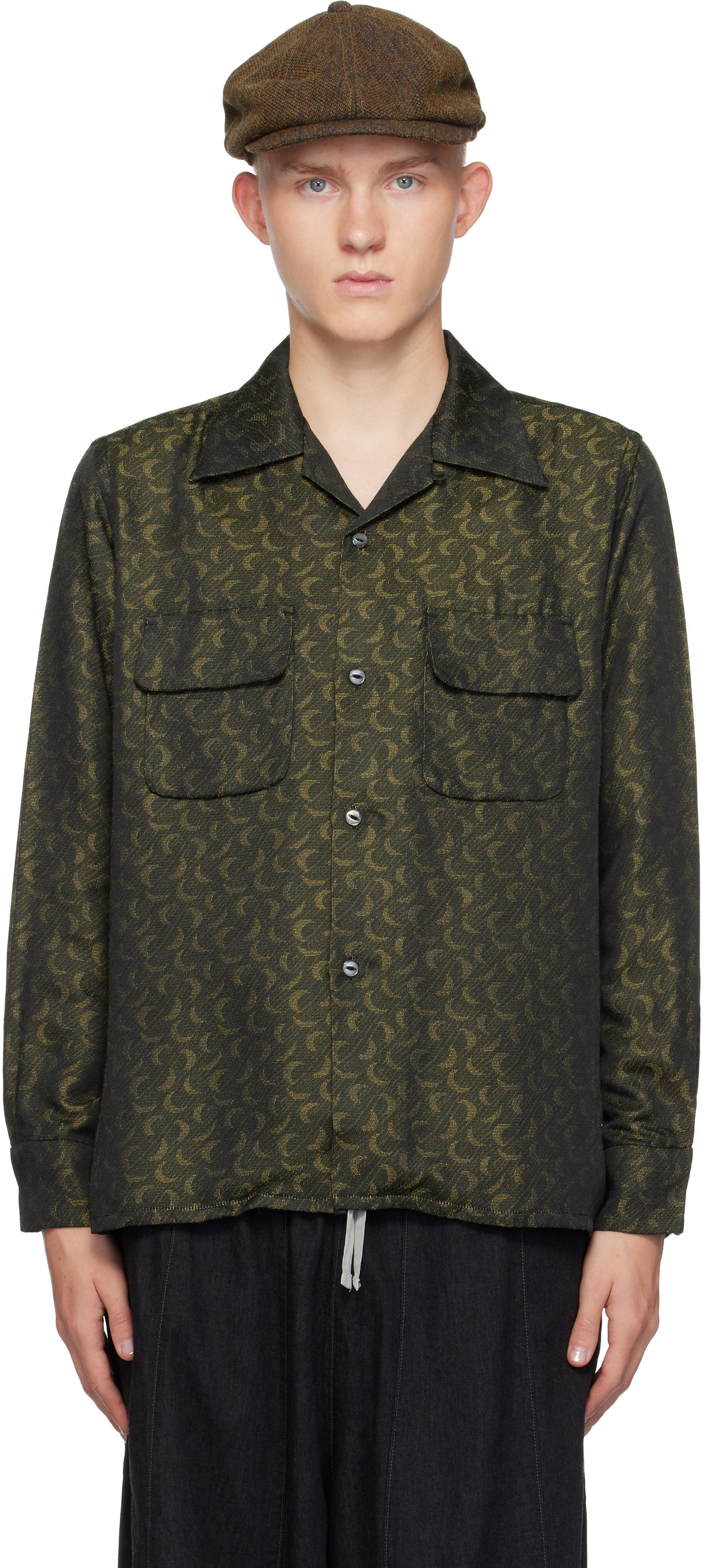 Košeľa Needles Crescent Shirt Zelené | PU160, 0
