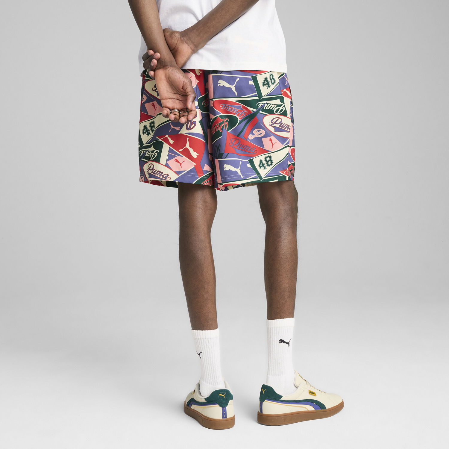 Šortky Puma SPORTS LEGACY Printed Relaxed Fit 6" Shorts Rôznofarebný | 629630_46, 1