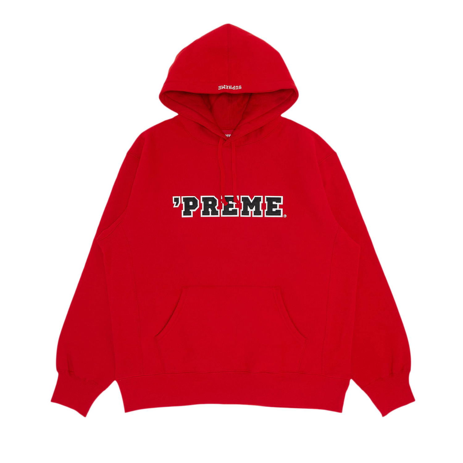 Mikina Supreme 'Preme Hooded Sweatshirt Červená | FW22SW91 RED, 1