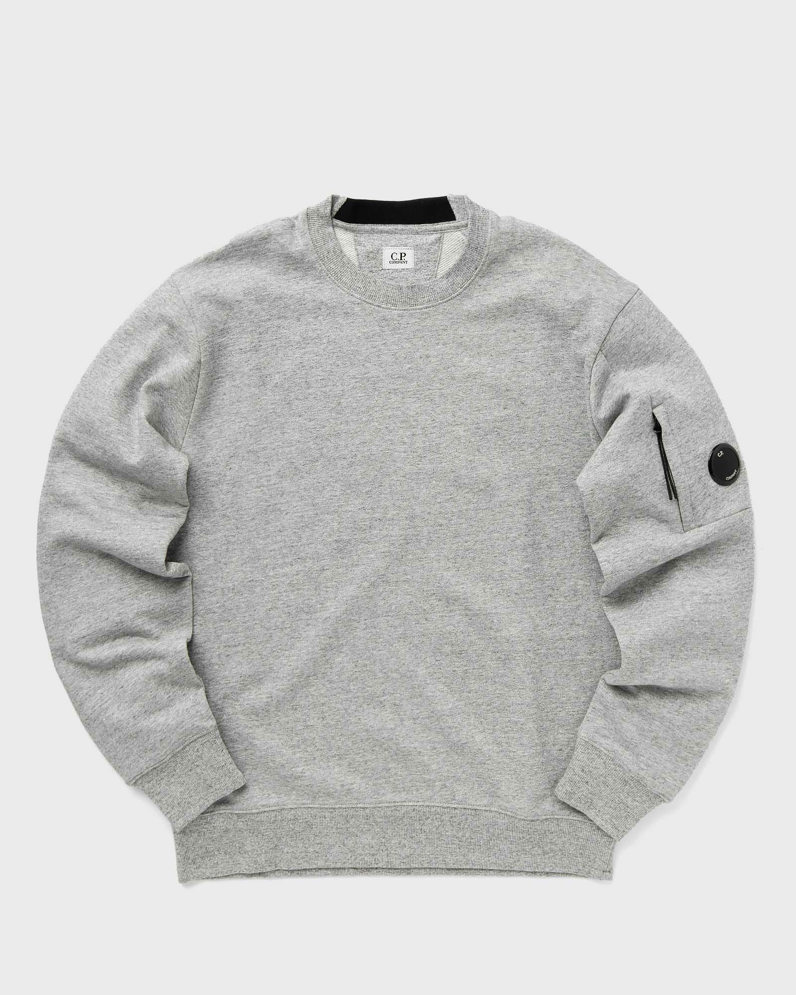 DIAGONAL RAISED FLEECE CREW NECK LENS SWEATSHIRT