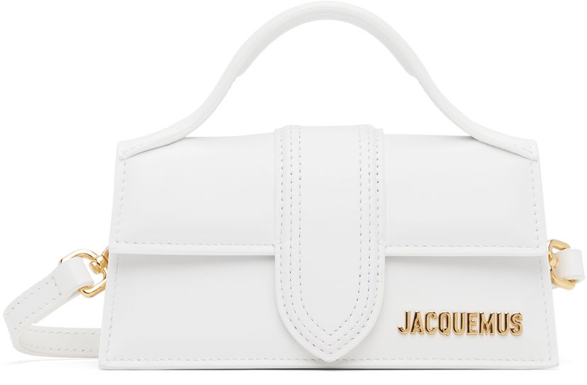 Taška cez rameno Jacquemus Les Classiques 'The Bambino' Mini Top-Handle Shoulder Bag Biela | 21HBAW00006BC01C01