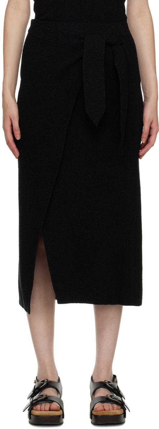 Sukňa Nanushka Midi Wrap Skirt Čierna | NW22PFSK00499, 0