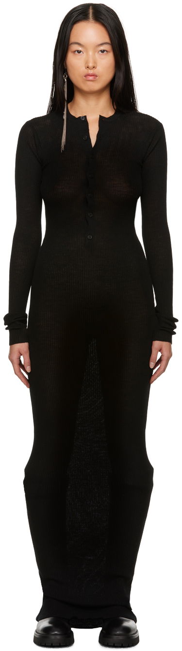 Šaty Ann Demeulemeester Ann Demeulemeester Danse Maxi Dress Čierna | 2302-W-KN27-KN027-099, 0