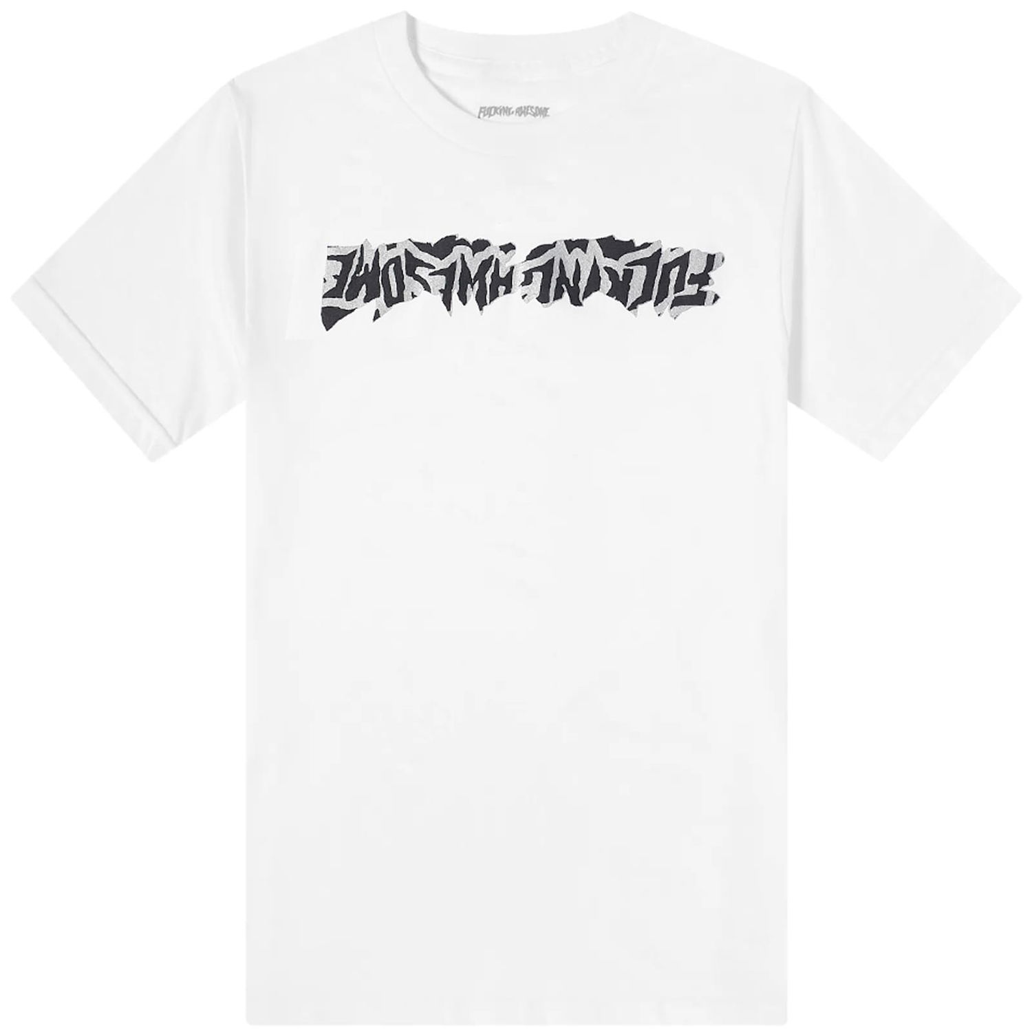 Tričko Fucking Awesome Cut Out Logo Tee Biela | FA1712-WHT, 0