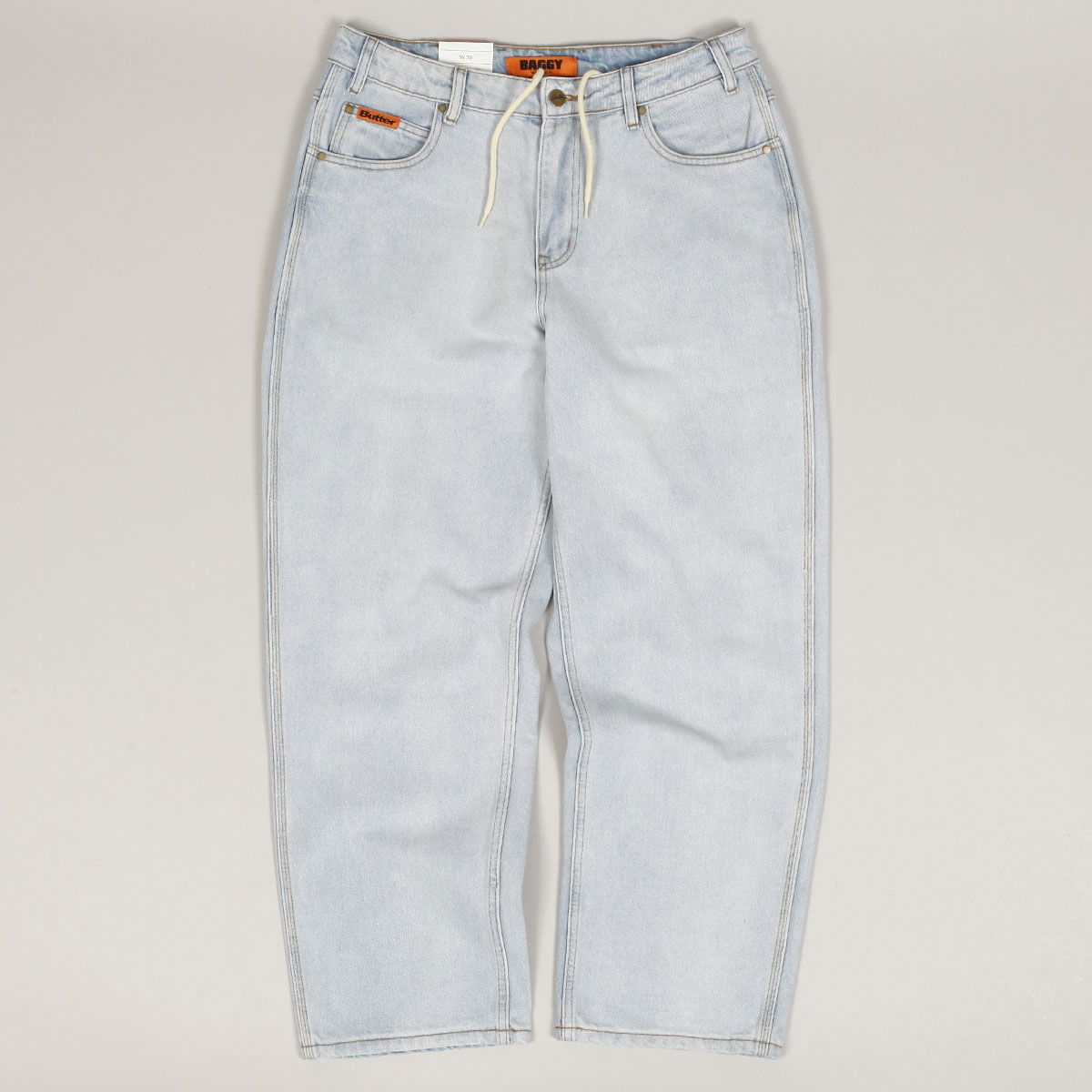 Džínsy Butter Goods Butter Goods Baggy Denim Pants Modrá | butter-goods-baggy-denim-jeans-pants-light-blue, 0