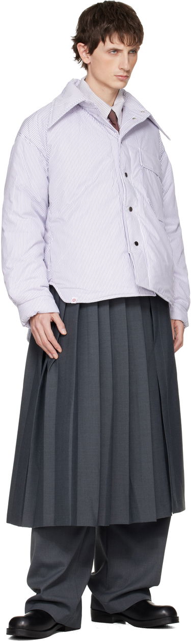 Prešívaná bunda Charles Jeffrey Loverboy Striped Puffer Overshirt Rôznofarebný | 052010702, 3