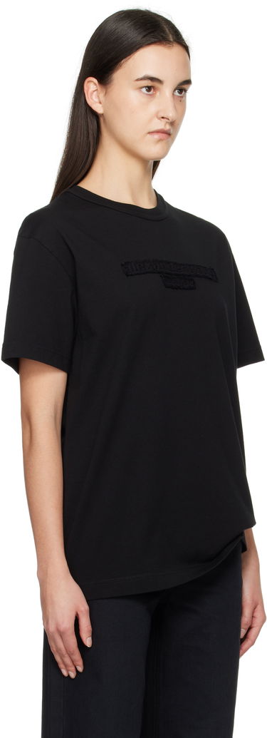 Tričko Alexander Wang Distressed Logo T-Shirt Čierna | UCC1251786, 1