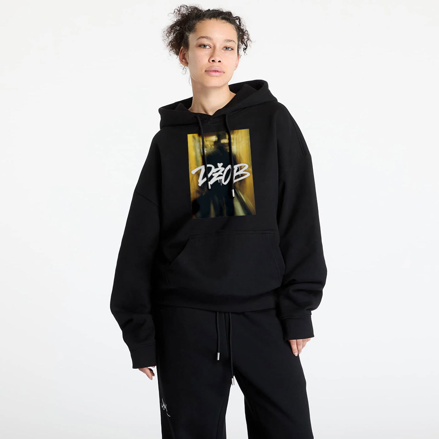 Mikina Footshop FTSHP x Džob Hoodie Čierna | FTSHP_546, 1