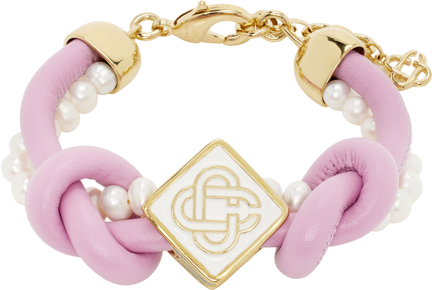 Náramok Casablanca Casablanca Knotted Pearl Bracelet Ružová | AS25-JW-265-02, 0