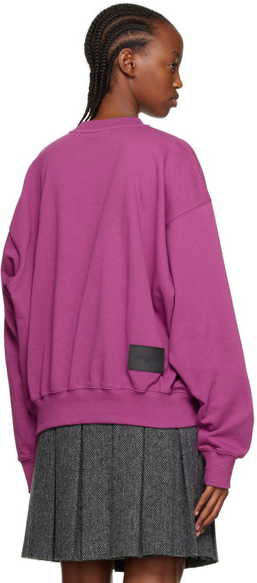 Mikina We11done Graphic Sweatshirt Fialová | WD-TS3-22-820-U-PP, 2