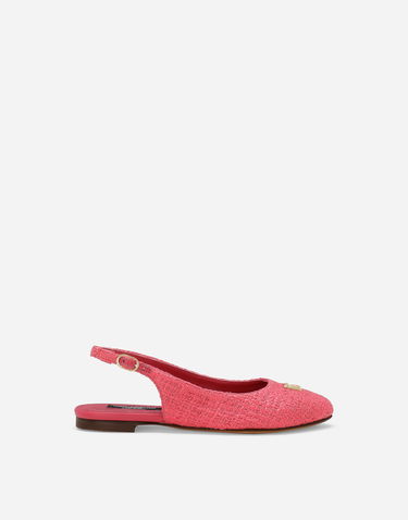 Tenisky a topánky Dolce & Gabbana Lace Slingback Flats Ružová | D11145A726080421, 0