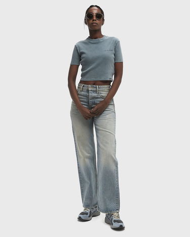 Crop Top Dickies Dickies Plentywood Short Sleeve T-Shirt XS Modrá | DK0A866FG701, 1