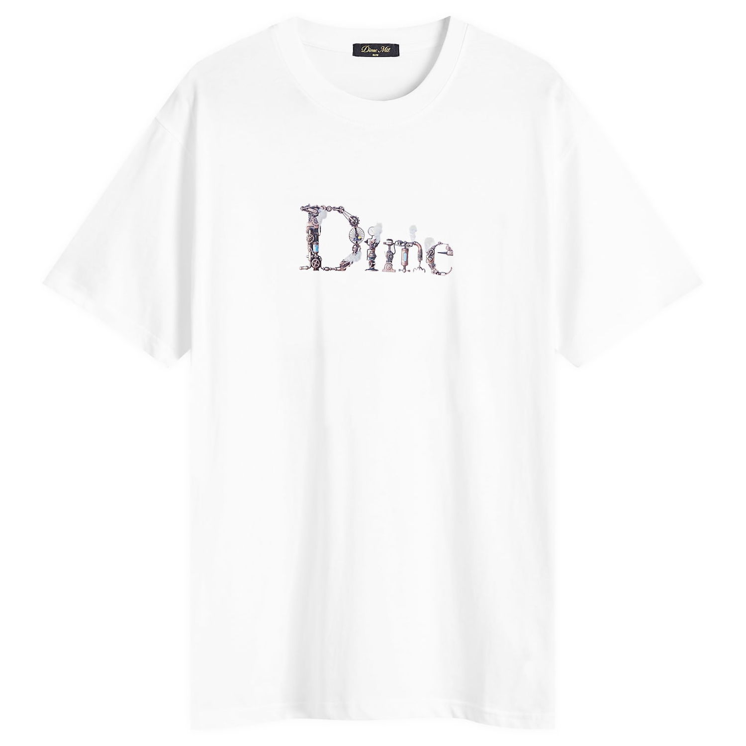 Tričko Dime Dime Classic Steampunk T-Shirt Size Large Biela | DIMESP2551WHT, 0
