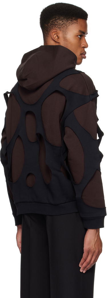 Mikina Coperni Laser-Cut Hoodie Hnedá | COPJS110523MEN, 2