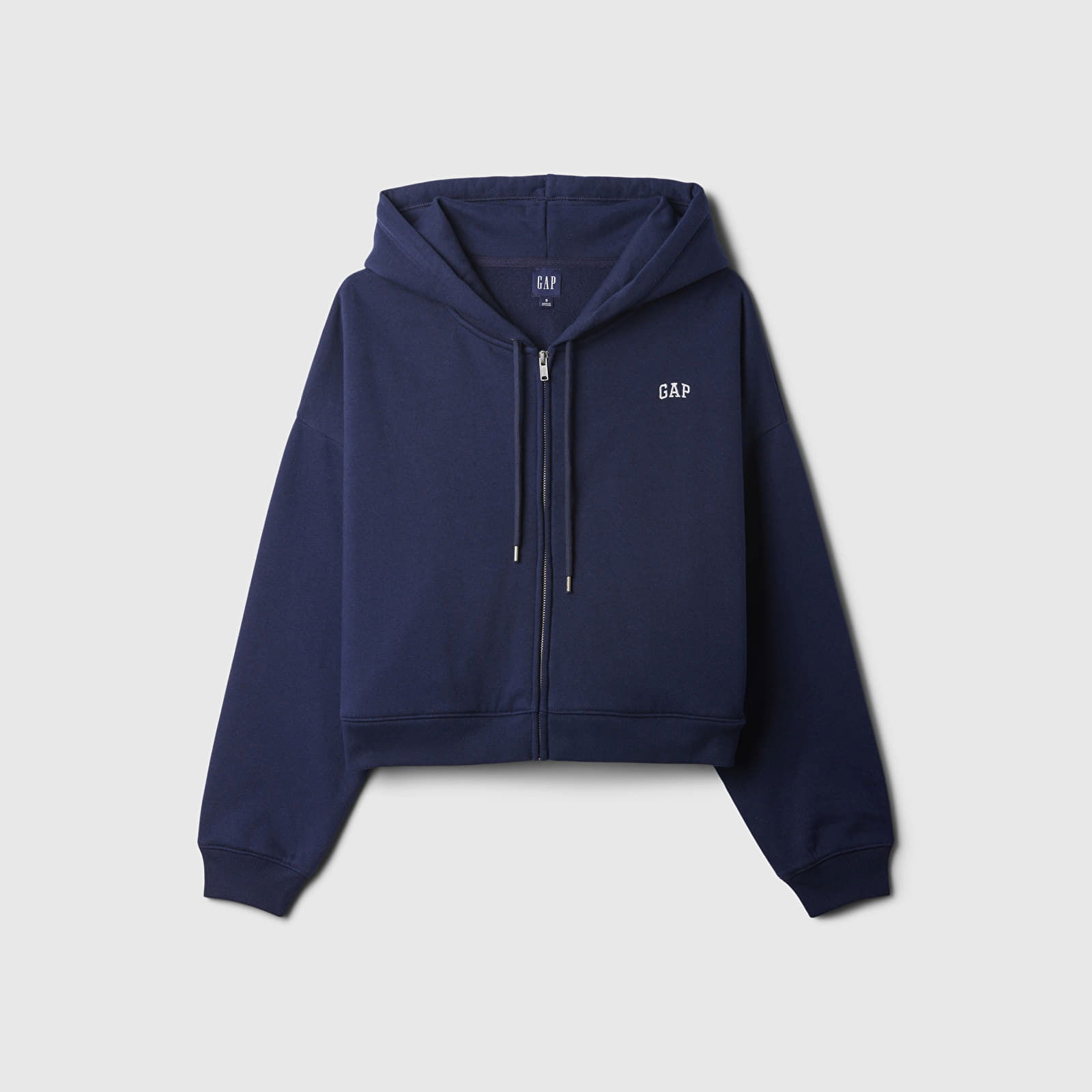 Sweatshirt Logo Fullzip Hoodie Navy Uniform L