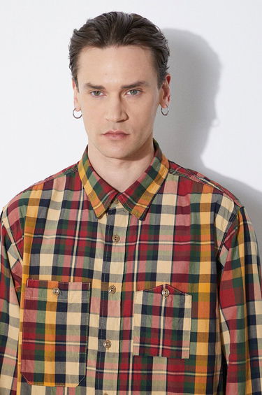 Košeľa Engineered Garments Engineered Garments Work Relaxed Fit Plaid Button-Down Shirt Rôznofarebný | OR029.ES058, 4