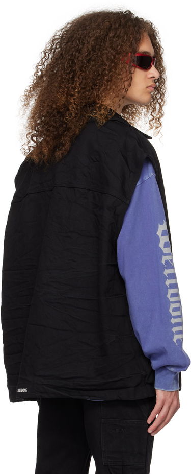 Vesta We11done We11done Oversized Denim Vest Čierna | WD-DV0-24-394-U-BK, 2