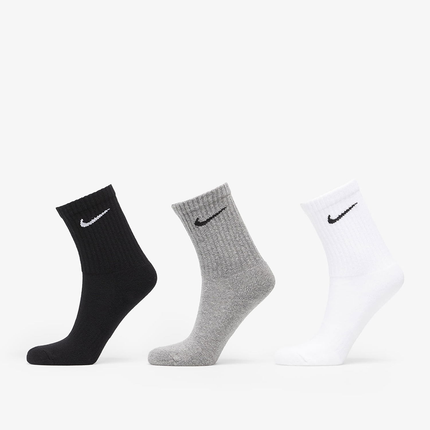 Spodná bielizeň a ponožky Nike Socks 3-Pack Čierna | SX7664-964, 0