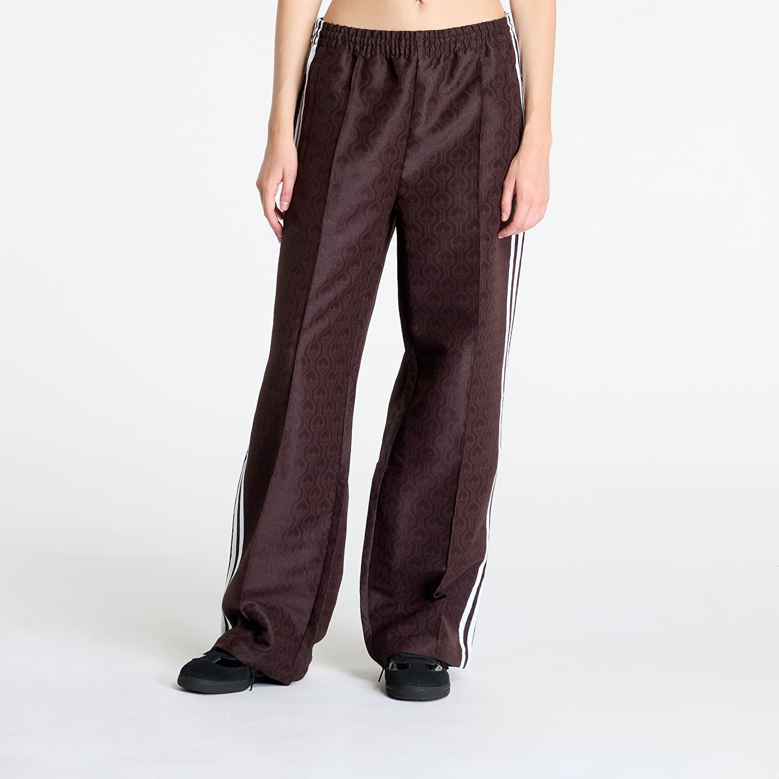 Oversized Monogram Track Pant Shale Brown