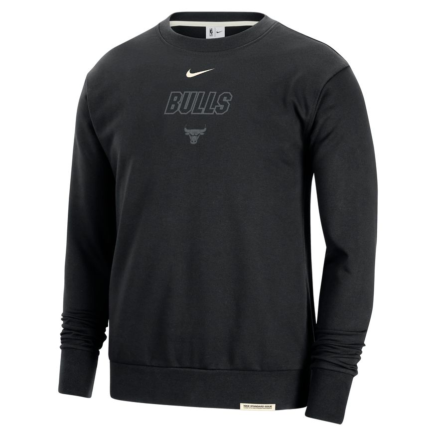 Mikina Nike Dri-FIT NBA Chicago Bulls Standard Issue Sweatshirt Čierna | DN8582-010, 1