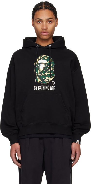 Mikina BAPE Marbling Camo Hoodie Čierna | 001PPK801305M, 0