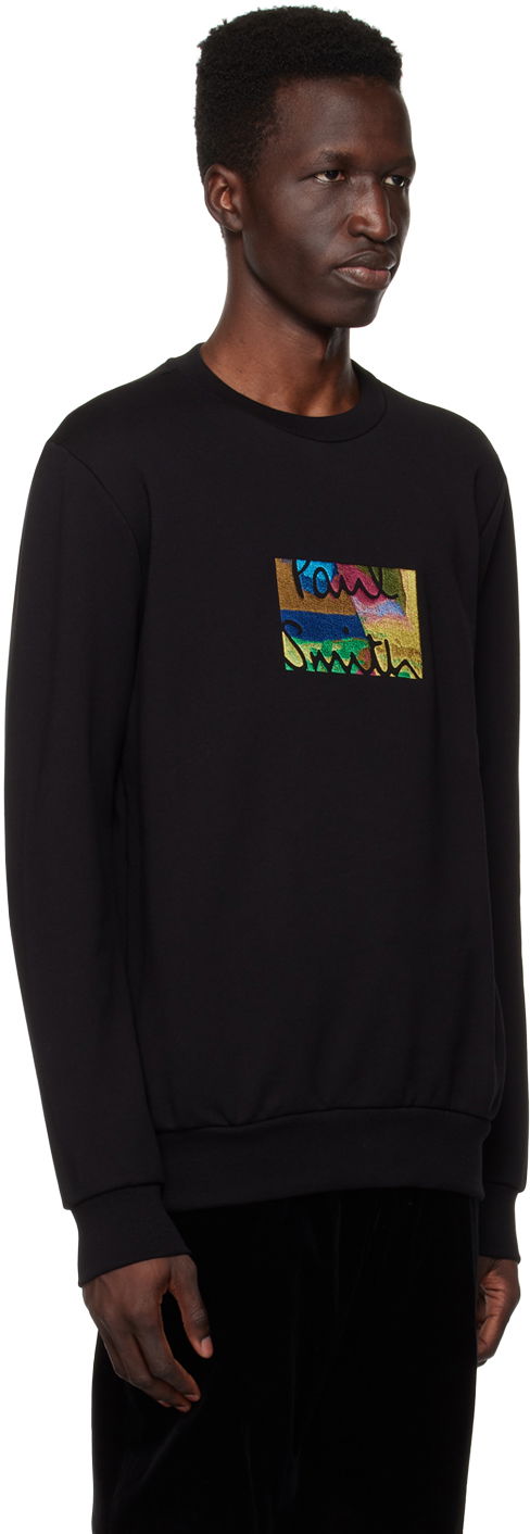 Mikina Paul Smith Paul Smith Embroidered Sweatshirt Čierna | M1R-302SE-KP3668-79, 1