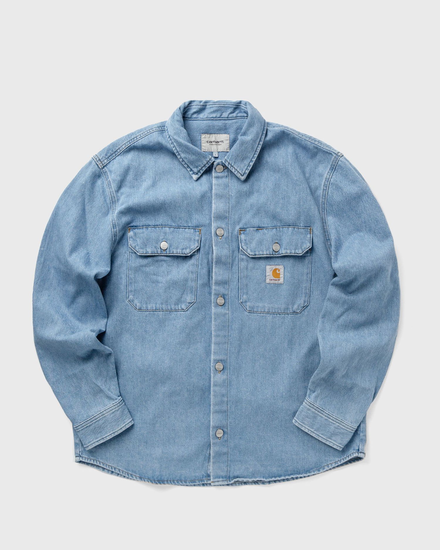 Bunda Carhartt WIP Harvey Shirt Jacket Modrá | I033346-01.0E, 0