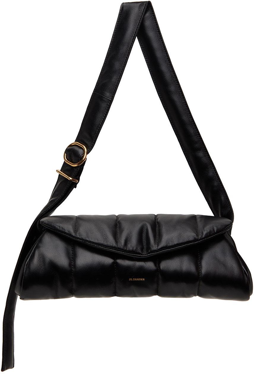Taška cez rameno Jil Sander Cannolo Grande Padded Bag Čierna | J07WD0074_P4845, 0