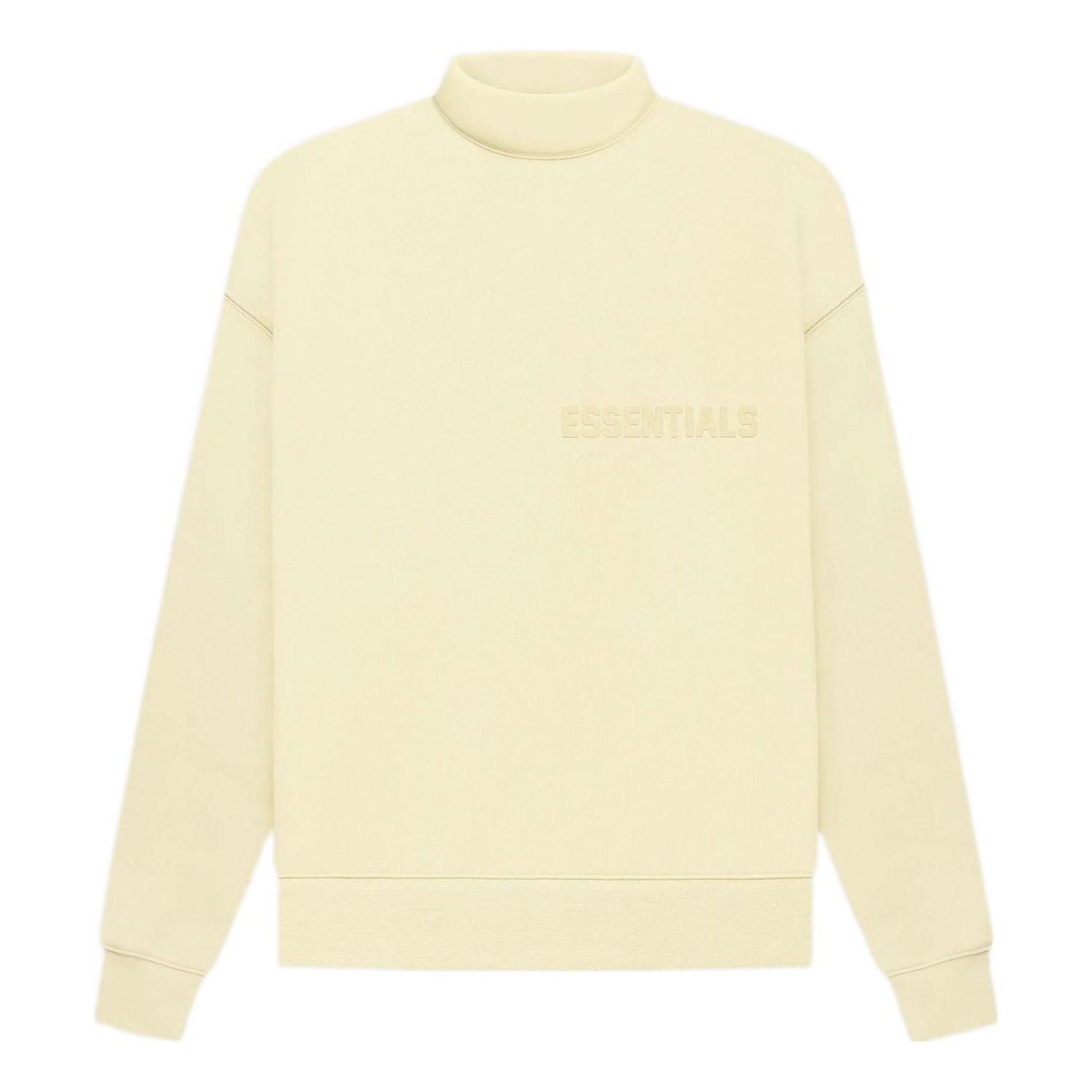 Mikina Fear of God Essentials Mockneck Sweatshirt Béžová | FOG-FW22-725, 0
