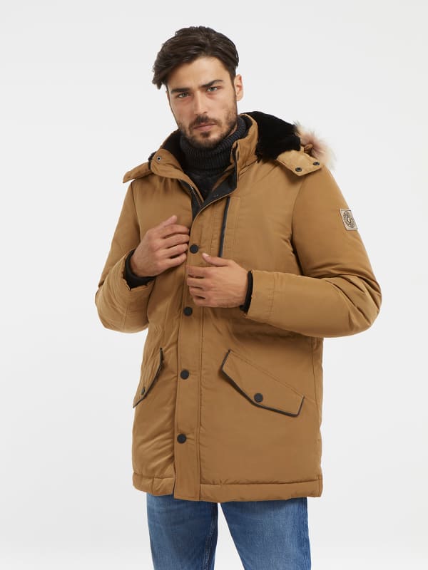 Parka GUESS Real Down Hnedá | M3BL20WFOW2, 0