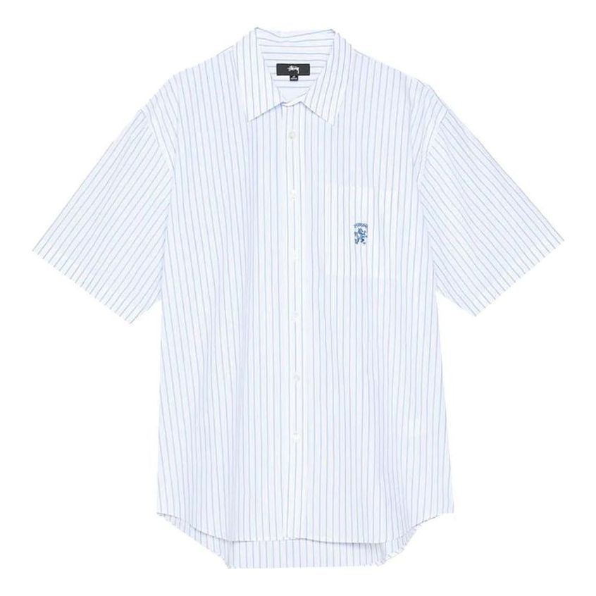 Košeľa Stüssy Stussy Boxy Striped Shirt Biela | 1110231, 0