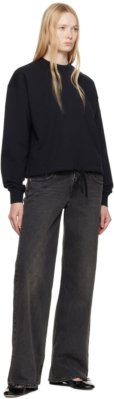 Sveter MAISON KITSUNÉ Maison Kitsuné Baby Fox Patch Drawstring Sweatshirt Čierna | OW00302KM0325, 3